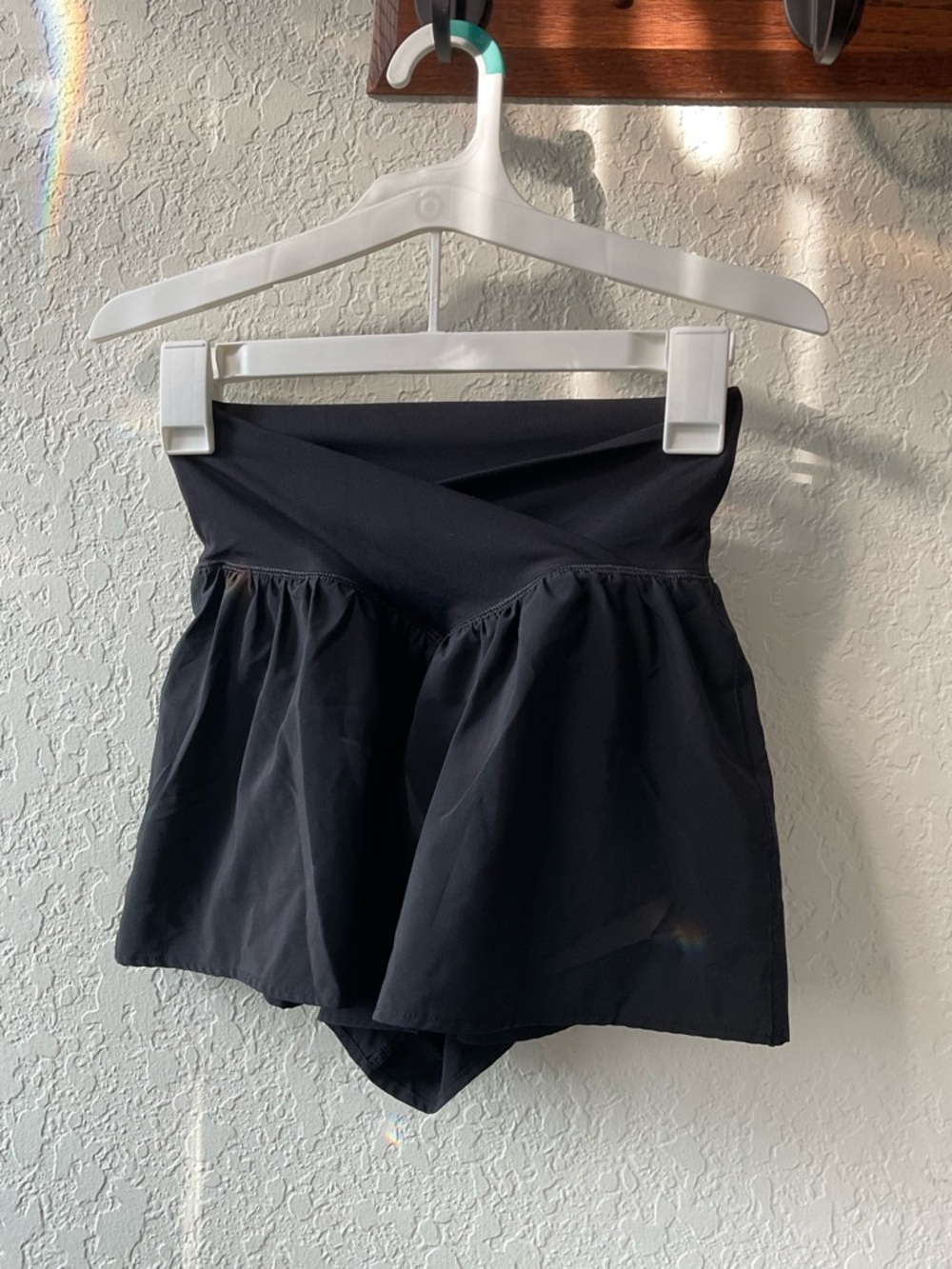 Black flowy aerie shorts